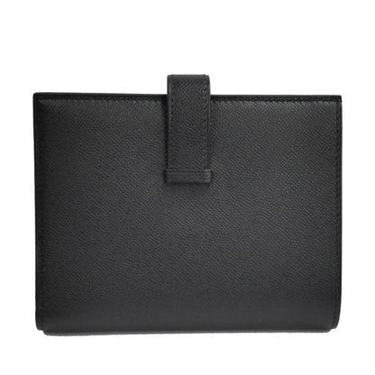Hermes Bearn Compact Bifold Wallet Monochrome So Black Vo Madame W
