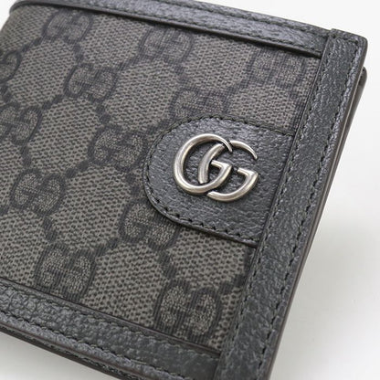 Gucci GG Coin Wallet Ophidia 597609 Uulbn 1244 Bifold Wallet GG Supreme Men's