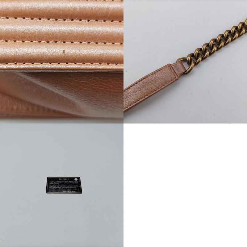 Chanel Boy Chanel Gold And Pink Lambskin A67086 20476822