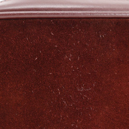 Cartier Must Line Suede And Calf Bordeaux Women's Shoulder Bag