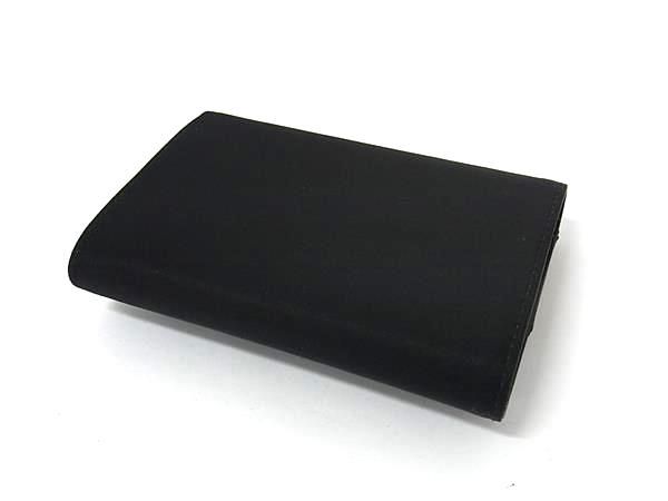 Prada 1m0840 Tessuto Nylon And Saffiano Leather Bifold Wallet Black