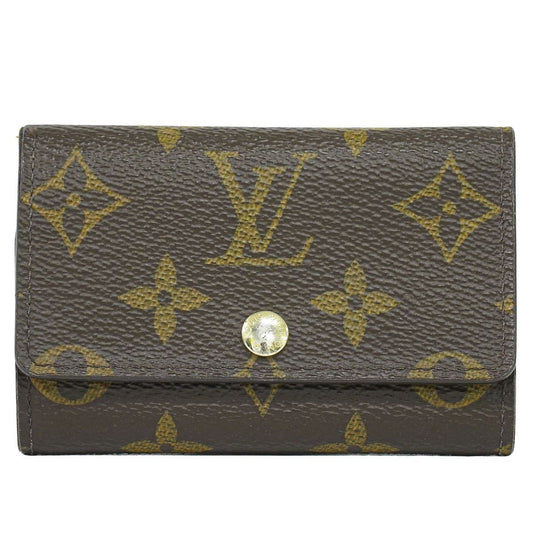 Louis Vuitton LV Multicles 6 Monogram Key Case 6 Rows Brown Key Holder
