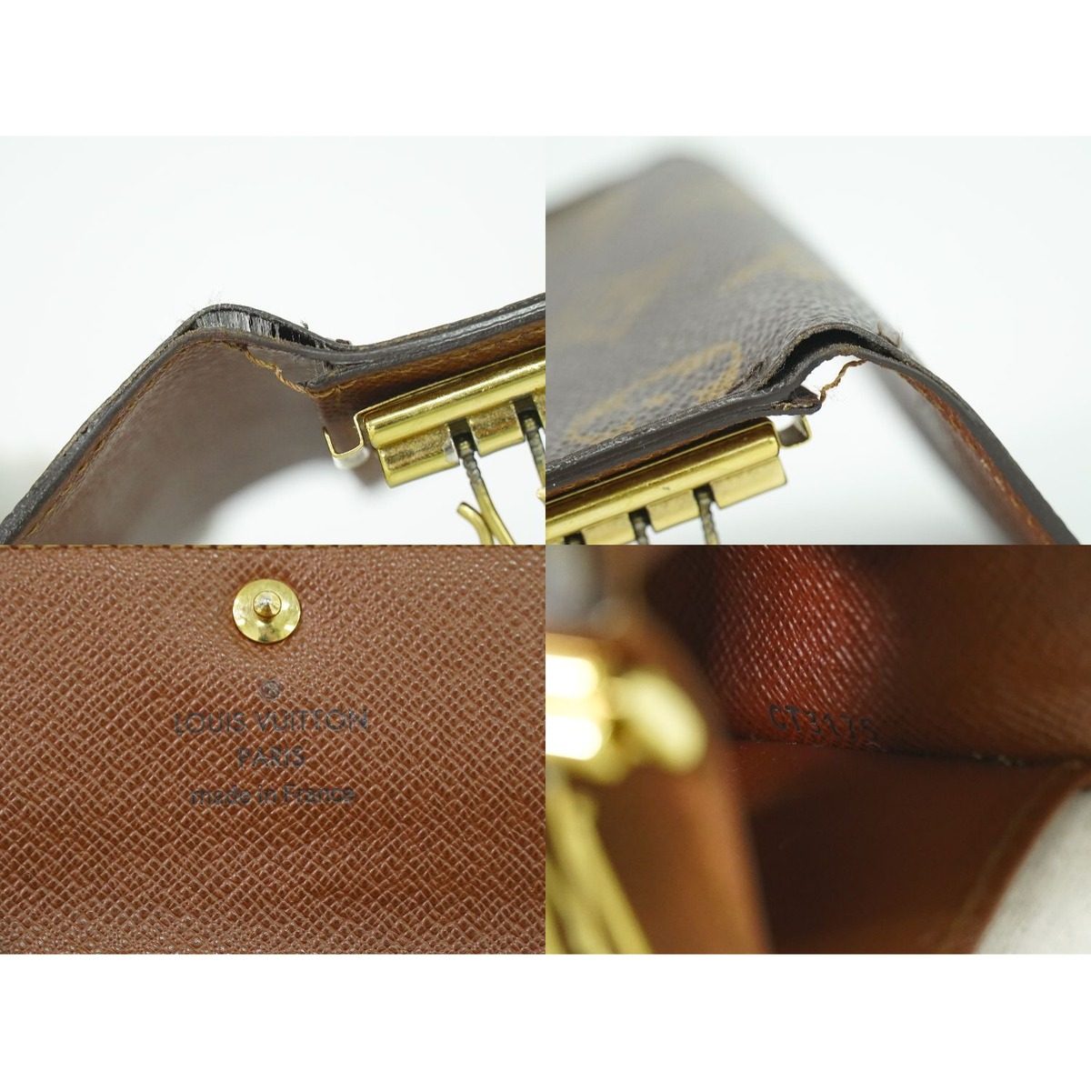 Louis Vuitton LV Multicles 6 Monogram Key Case 6 Rows Brown Key Holder — view 9