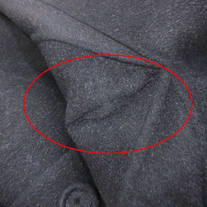 Dior Homme Wool Double Face Star Coat Outer Jacket 44 Navy — view 11