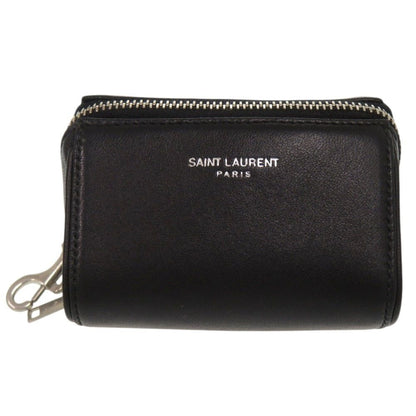 Saint Laurent Paris 2-Way Neck Strap Fragment Zip Box Silver Shoulder Bag