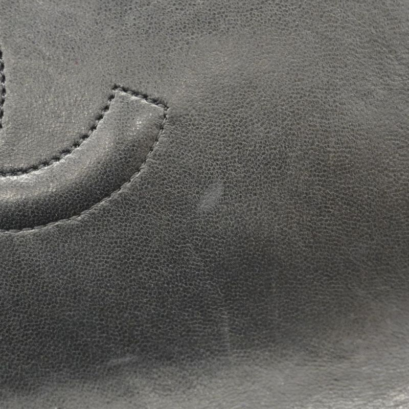 Chanel Shoulder Bag Matelasse Lambskin Black Gold Hardware Women