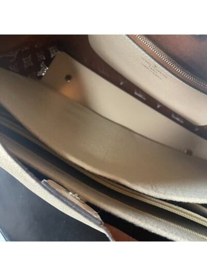 Louis Vuitton Monogram Carmel Hobo Mahina Leather Shoulder Tote Bag