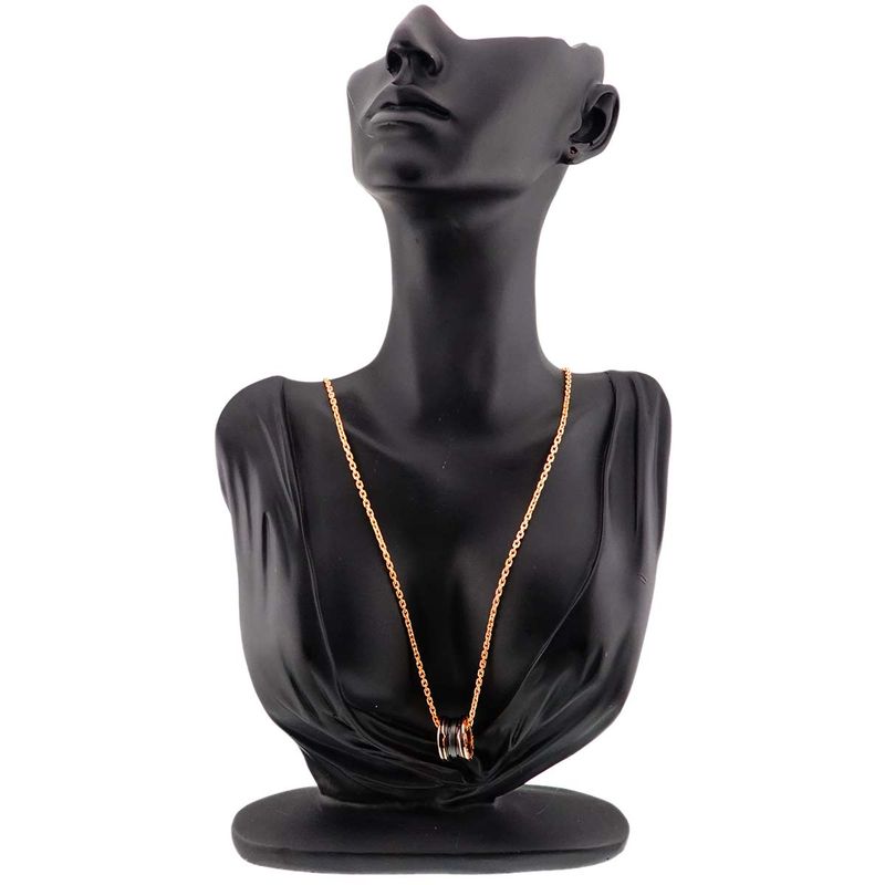 Bulgari Bvlgari B-zero1 Long Necklace 60cm (2362in) Black Ceramic 18K PG 750
