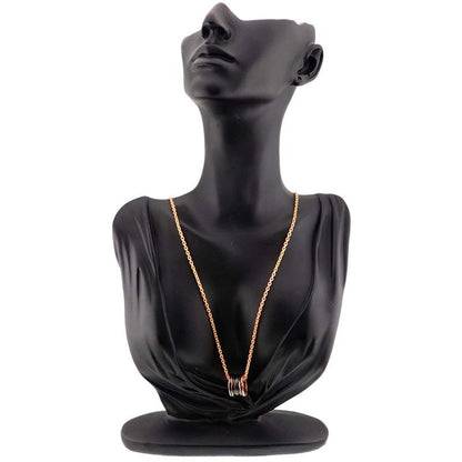 Bulgari Bvlgari B-zero1 Long Necklace 60cm (2362in) Black Ceramic 18K PG 750
