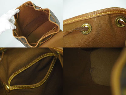 Authentic Louis Vuitton LV Montsouris MM Backpack Sac Backpack Monogram Brown