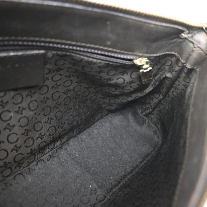 Celine Shoulder Bag Macadam Pattern Brown 83ka654