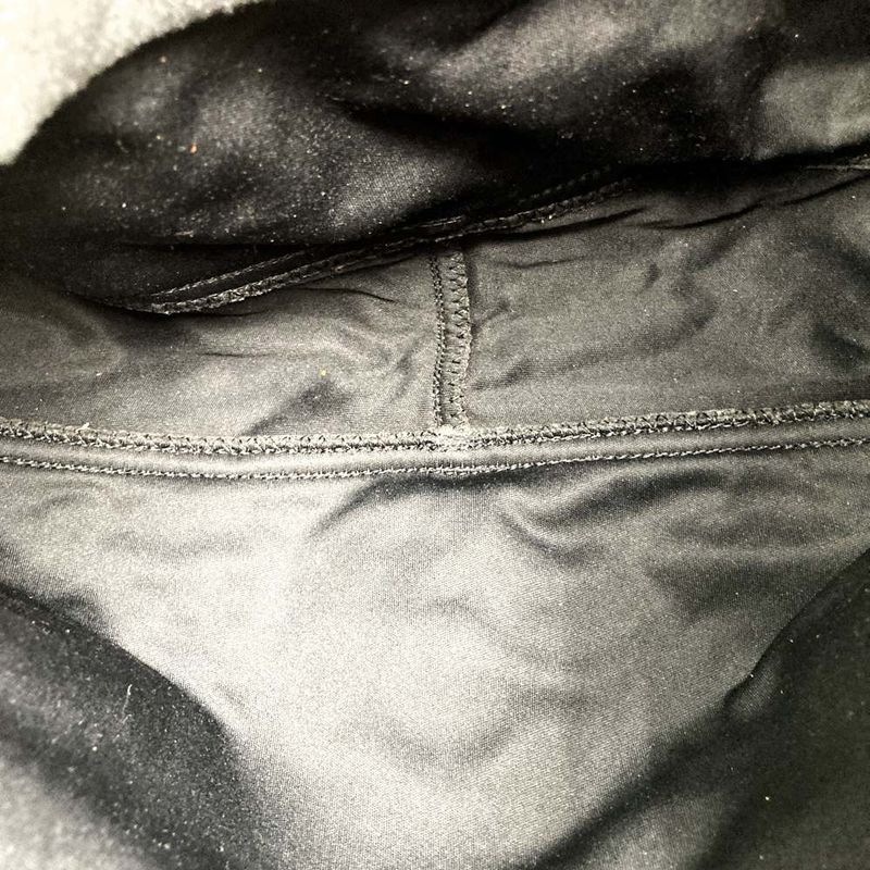 Fendi Handbag Shoulder Bag Mamma Cotton Gray FF Logo Women Men Fashion  Gift