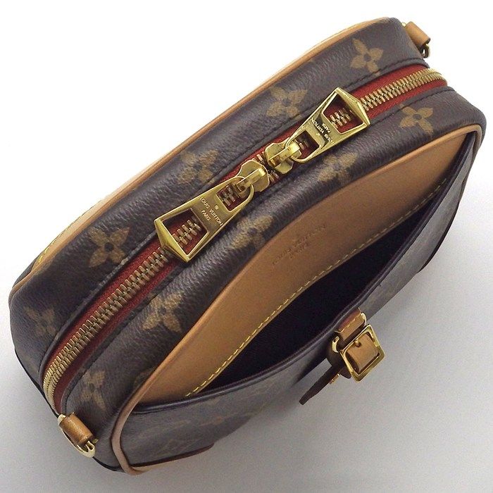 Louis Vuitton Shoulder Bag Deauville MINI M45528 Monogram Canvas Beige Leather