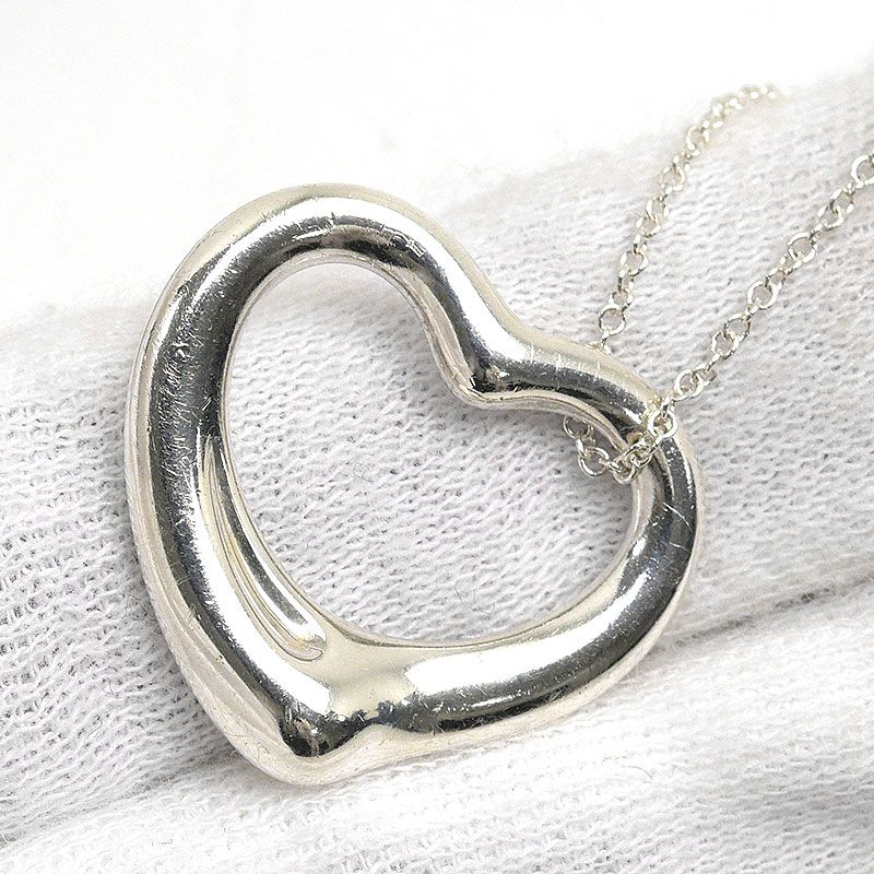 Tiffany & Co Tiffany & Co Double Open Heart Necklace Sv925
