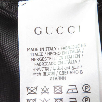 Gucci 643287 Wool Design Button Double Breasted Tweed Jacket Black 40 Made In