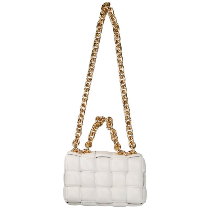 Bottega Veneta Cassette Chain Cassette Leather Shoulder Bag Men's