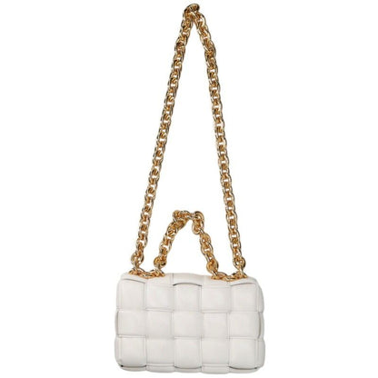 Bottega Veneta Cassette Chain Cassette Leather Shoulder Bag Men's