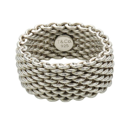 Tiffany & Co Ring Somerset Silver Mesh