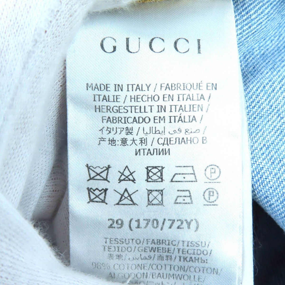 Gucci Disney Cotton Logo Leather Patch Mickey — view 11