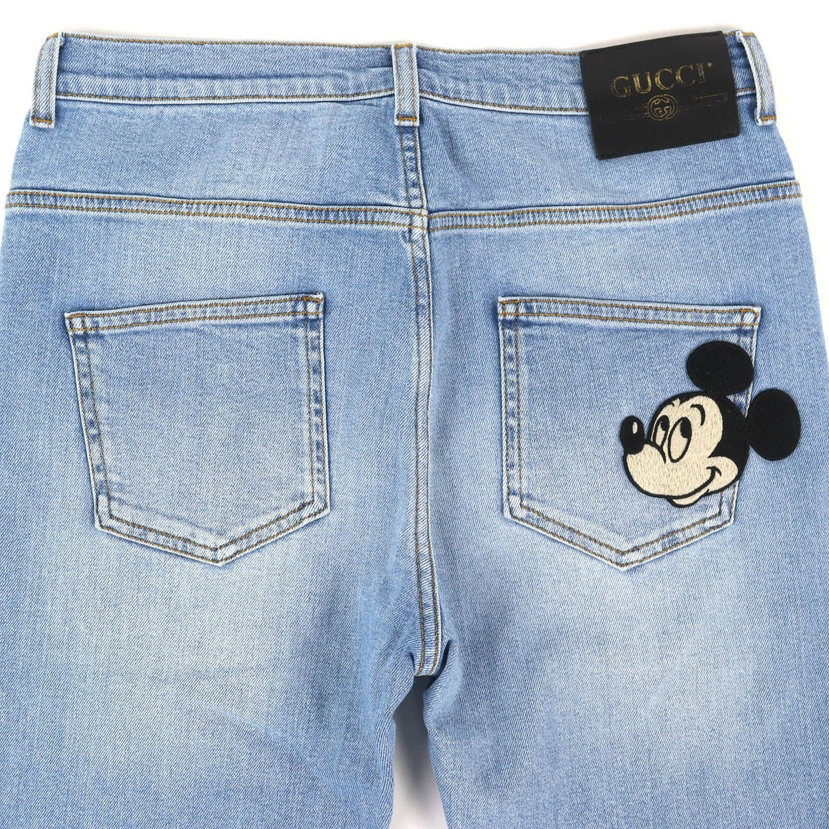 Gucci Disney Cotton Logo Leather Patch Mickey — view 4