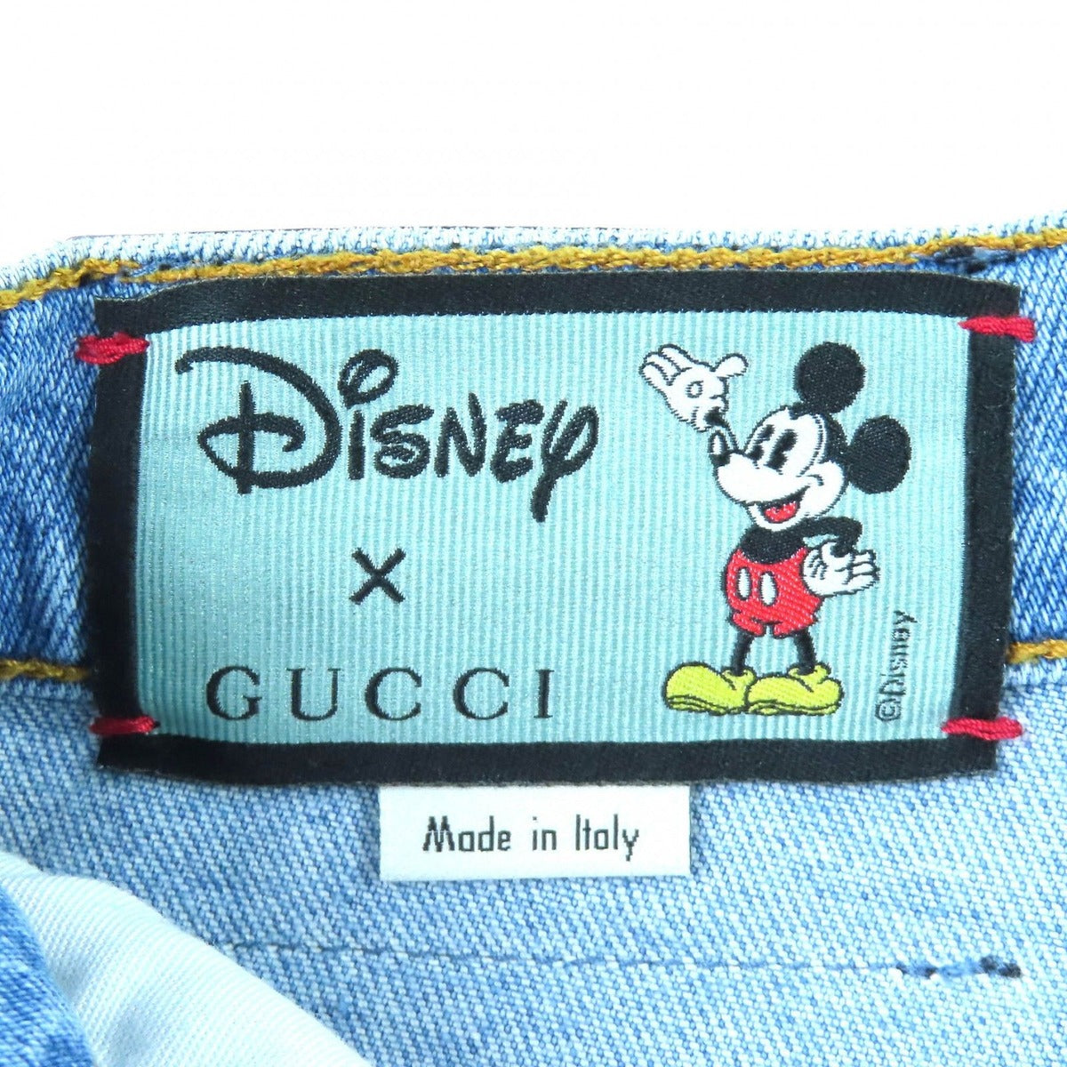Gucci Disney Cotton Logo Leather Patch Mickey — view 9