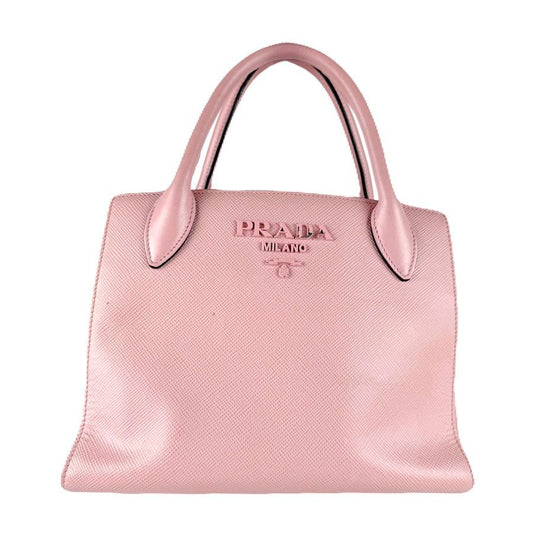 Prada Shoulder Bag Leather Pink
