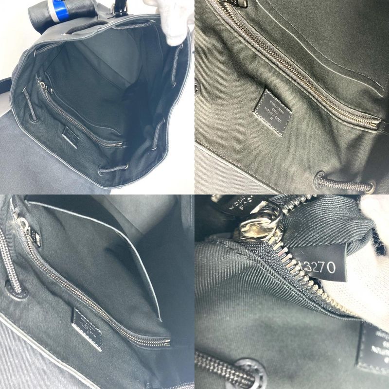 Louis Vuitton Backpack Sac Christopher PM M56600 Damier Graphite Canvas Black