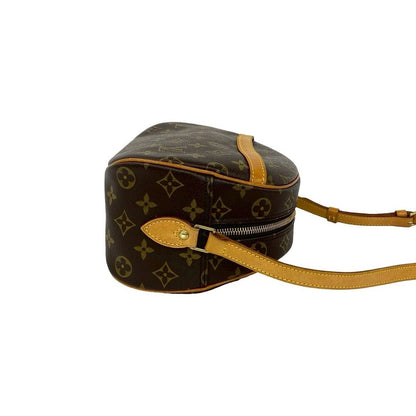 Louis Vuitton Blois Monogram Logo Pattern Leather Shoulder Bag Pochette Brown — view 6