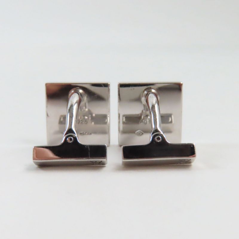 Louis Vuitton Bouton De Manchettes Ag925 Damier Cufflinks Button