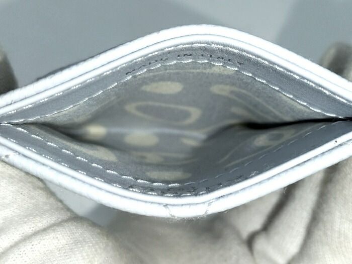 Chanel Card Case Coco Marc Caviar Skin Ice Blue Ap3835