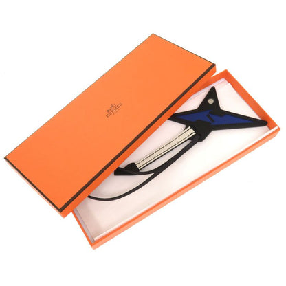 Hermes Lock Guitar Vota Delacto Chevre Chamkia Blue Royale Black Engraved B