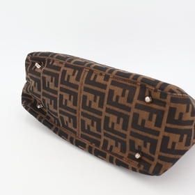 Fendi Handbag Zucca Pattern Women's Pre-owned