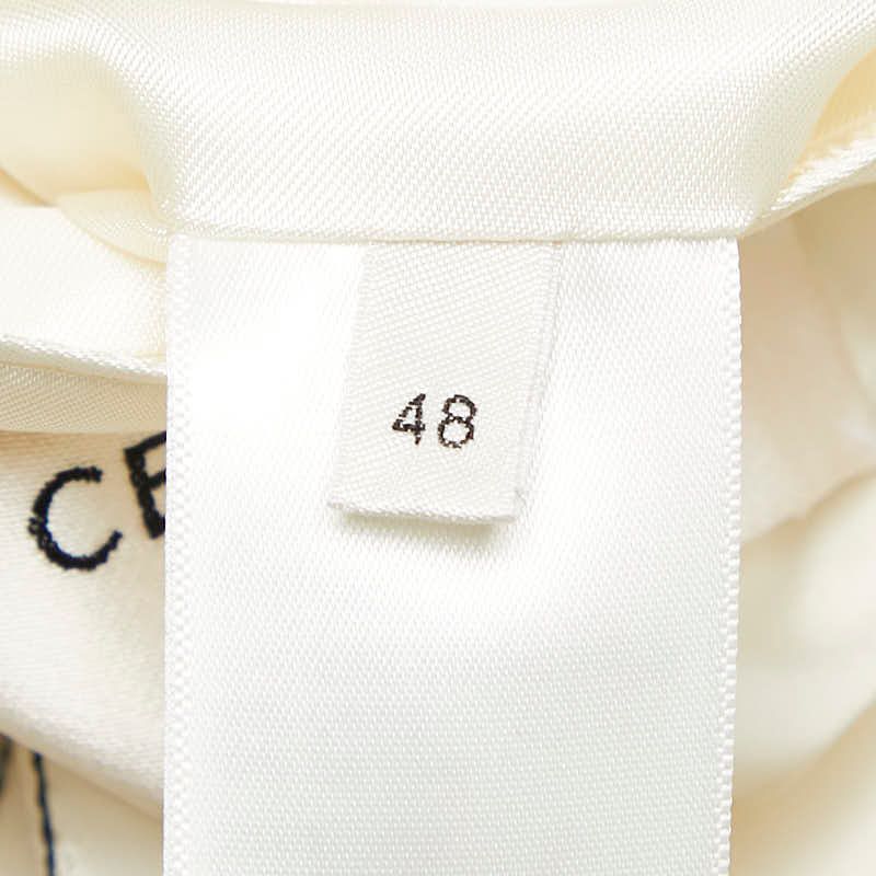 Celine Stripe 2B Tailored Jacket Bleather Size 48 2v376881c Off White Black