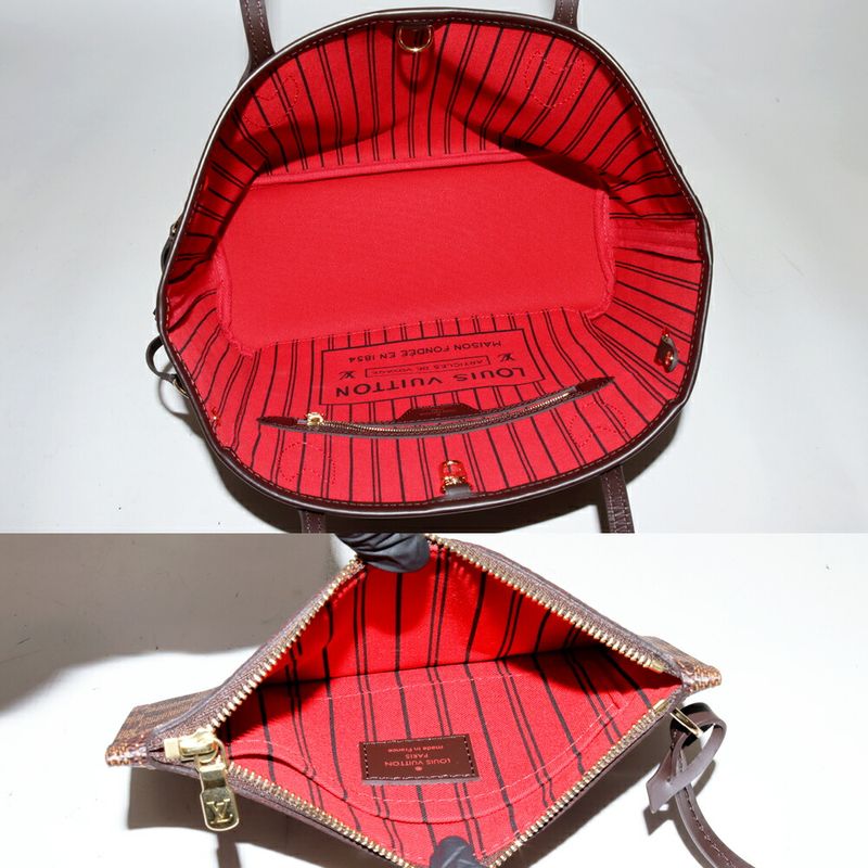 Louis Vuitton Tote Bag Shoulder Tote Bag Damier Neverfull PM N40600