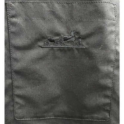 Hermes 3e0565dt Dress Black Caleche Size 34 Never Used