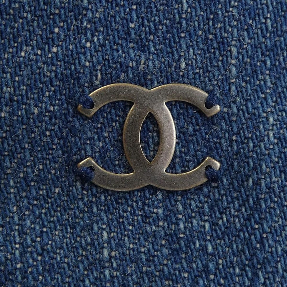 Chanel 07c Dress Blue Denim — view 6