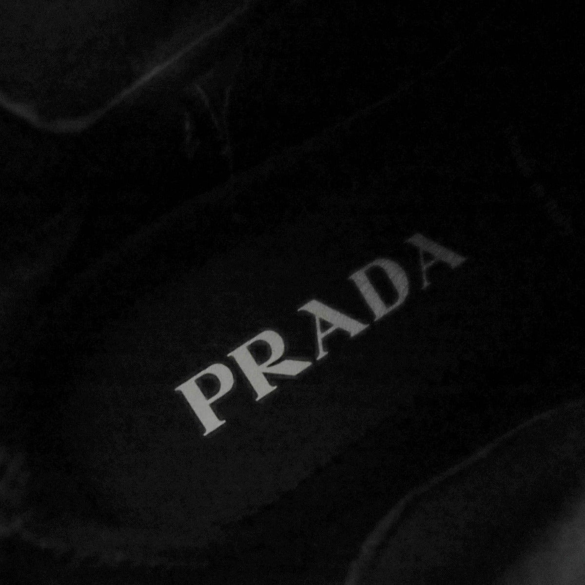 Prada Monolith Re-Nylon Triangle Logo Gabardine Boots Short Black — view 12