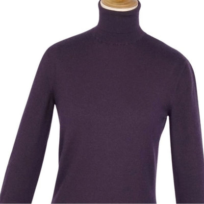 Celine Knit Sweater High Neck Cashmere Top — view 3