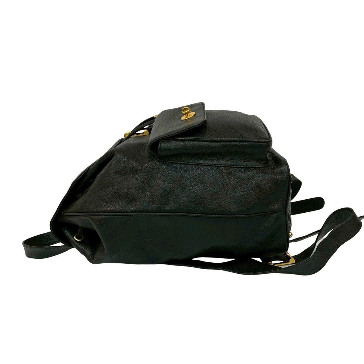 Tiffany & Co. Logo Perforated Leather Backpack — view 5