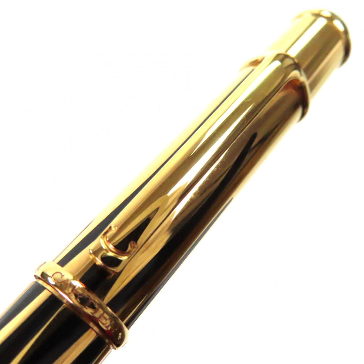 Cartier Diavolo Feminine Mini Twist Ballpoint Pen Black Gold — view 6