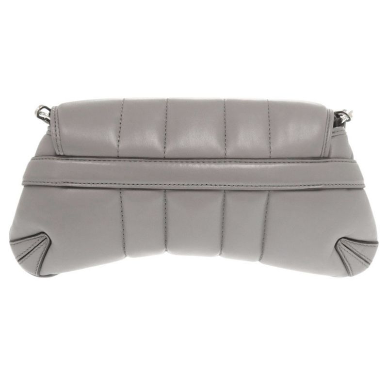 Gucci Horsebit 764339 Leather Gray Shoulder Bag 1515 Gucci