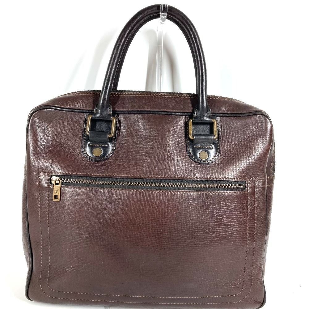 Louis Vuitton Business Bag Yu Long Utah Leather Brown