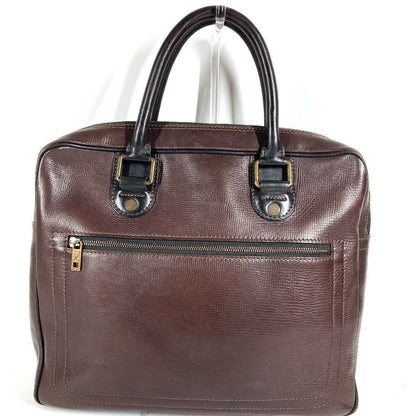 Louis Vuitton Business Bag Yu Long Utah Leather Brown