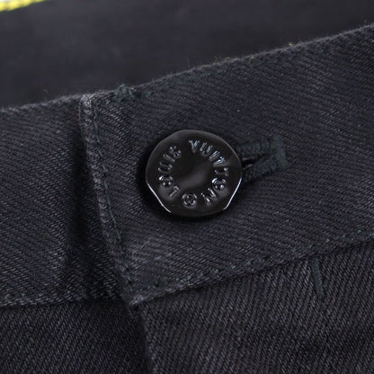 Louis Vuitton 24SS Hid70w Slim Stretch Denim Pants Cotton With Logo Button