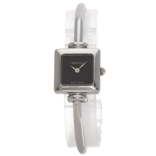 Gucci Square Face Bangle Watch SS