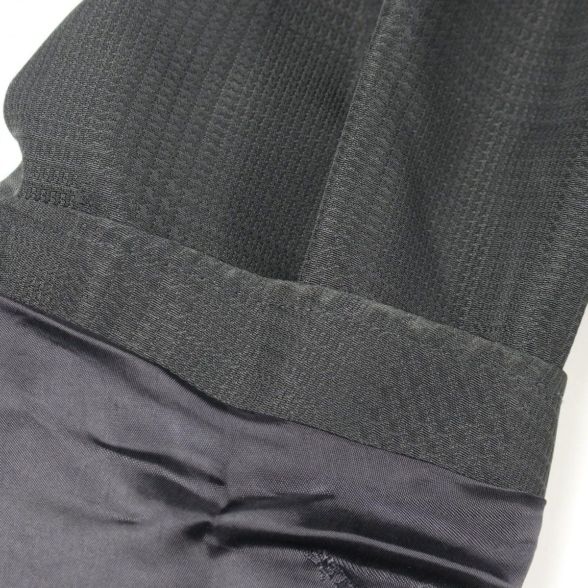 Hermes Collarless Coat Glen Check Nylon — view 10