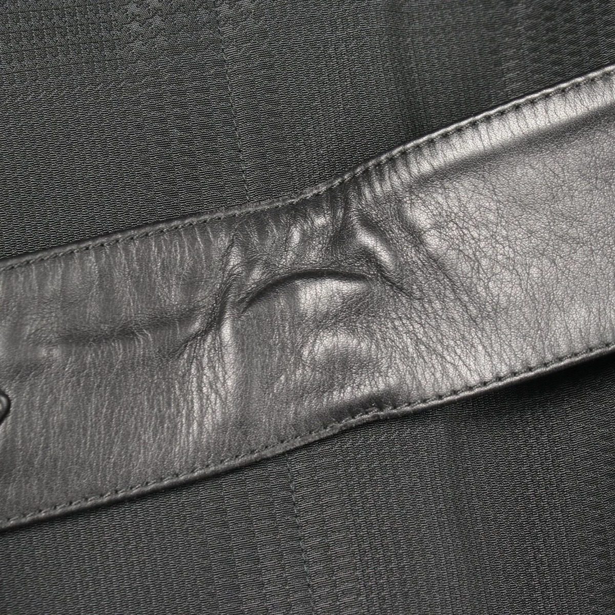 Hermes Collarless Coat Glen Check Nylon — view 8