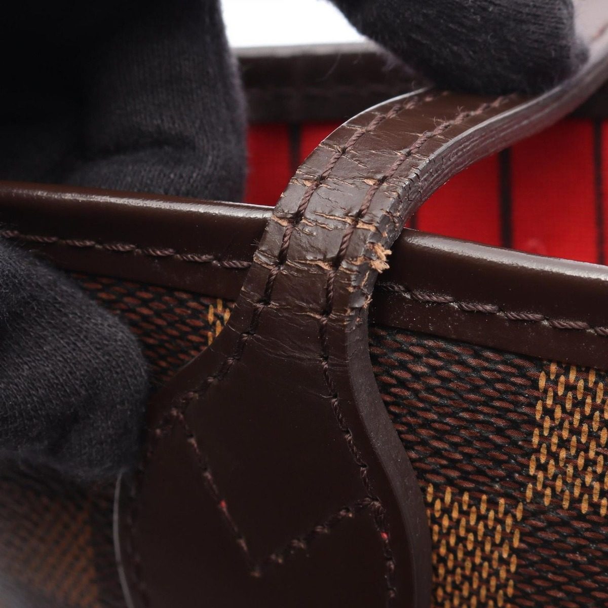 Louis Vuitton Tote Neverfull MM Canvas Leather — view 8