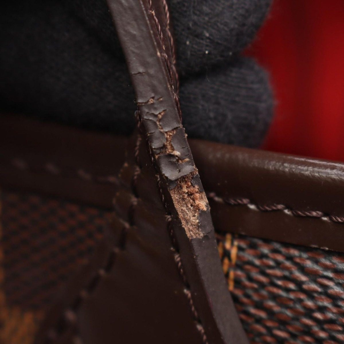 Louis Vuitton Tote Neverfull MM Canvas Leather — view 9