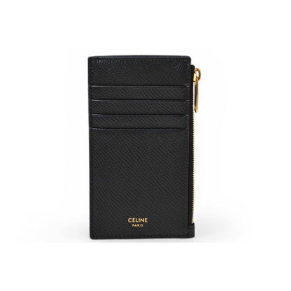 Celine Coin Case Card Holder Compact with Zip Fragment — view 2
